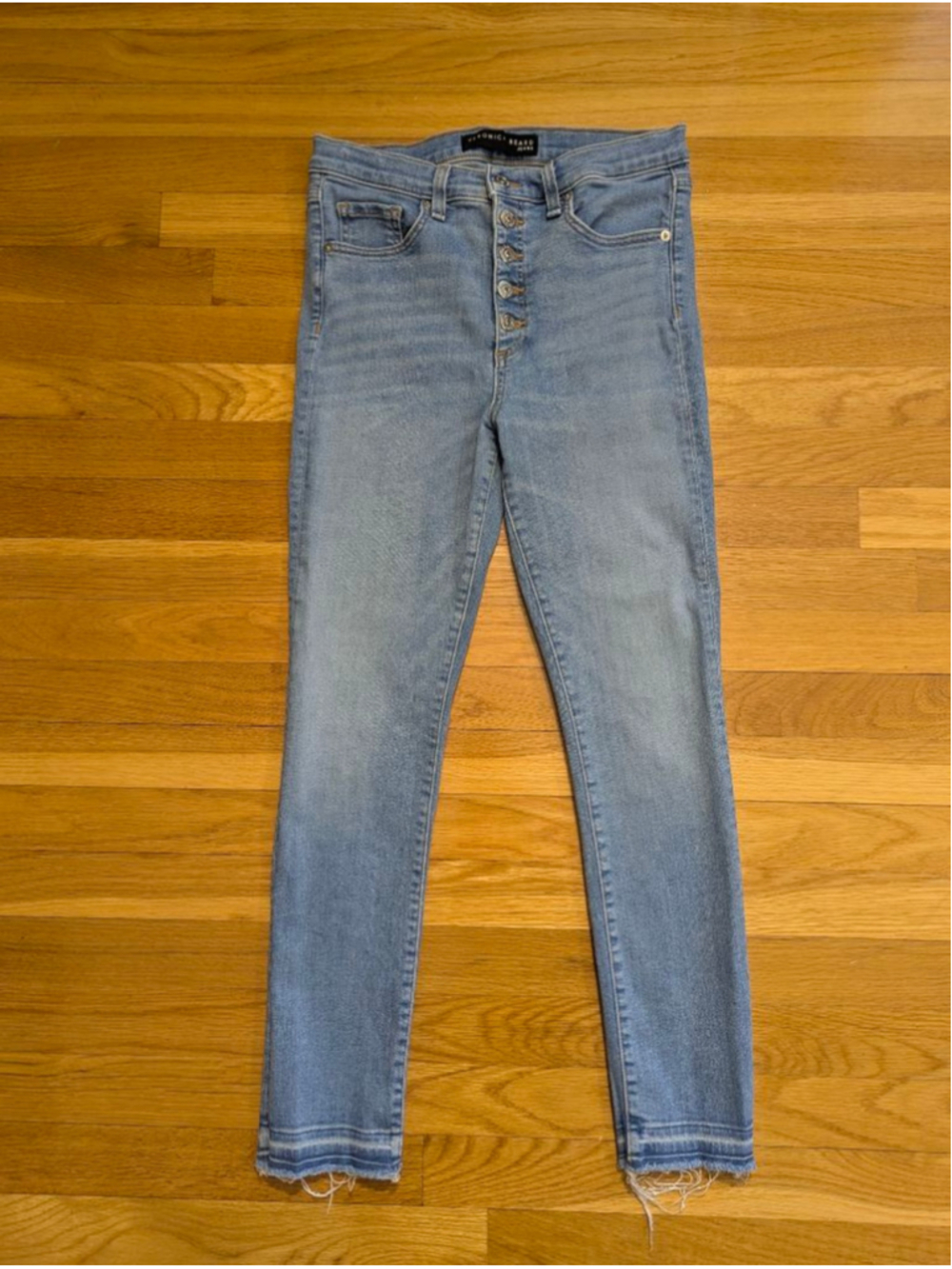 Veronica Beard Debbie Skinny Jeans Size 28 Ocean Blue - Picture 11 of 11